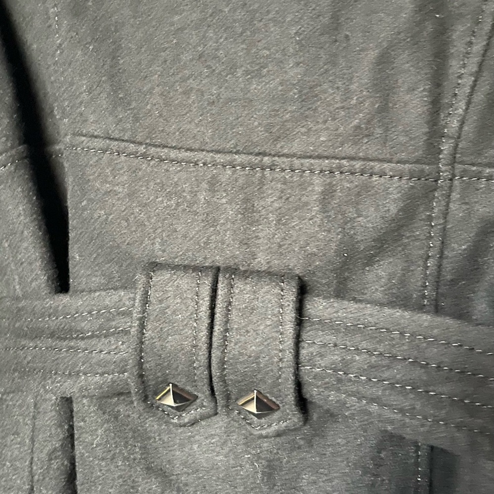 Guess Black Double-Breasted Trench Coat - Picture 5 of 6